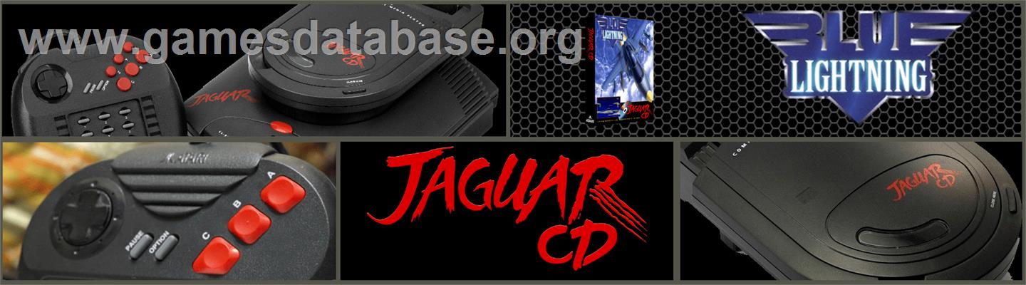 Blue Lightning - Atari Jaguar CD - Artwork - Marquee