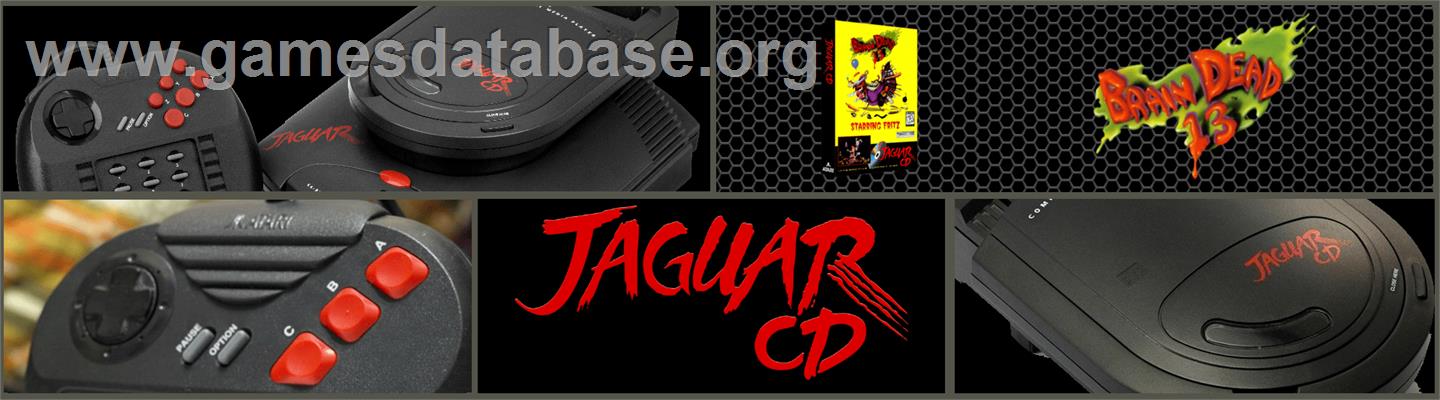 Brain Dead 13 - Atari Jaguar CD - Artwork - Marquee