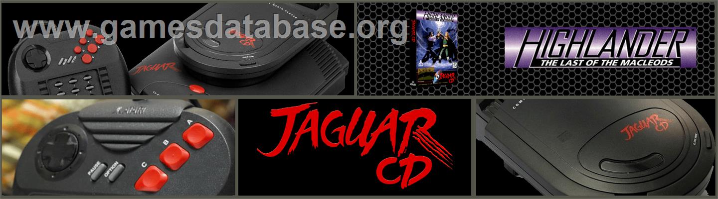 Highlander - The Last Of The Macleods - Atari Jaguar CD - Artwork - Marquee