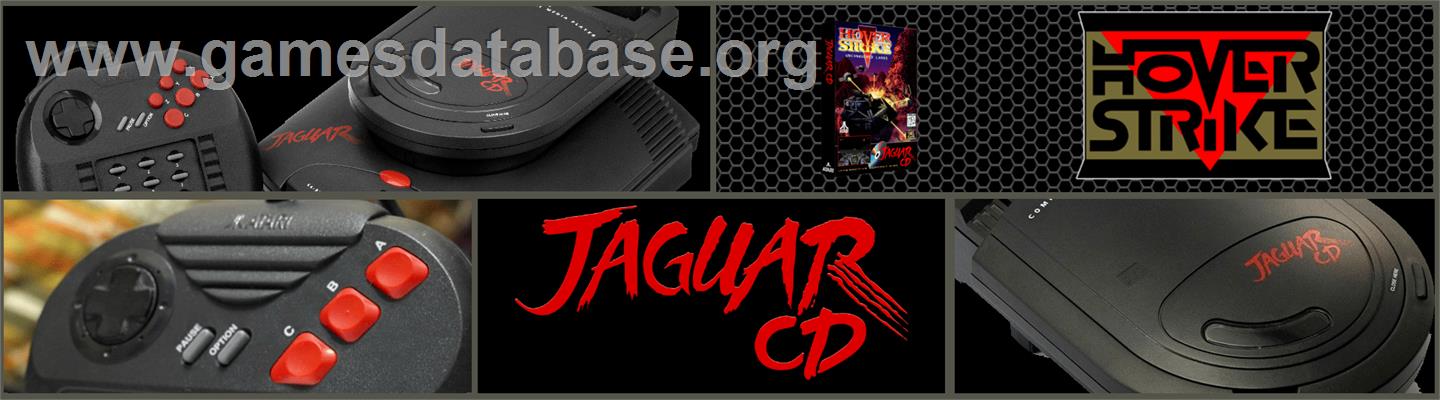 Hover Strike - Unconquered Lands - Atari Jaguar CD - Artwork - Marquee