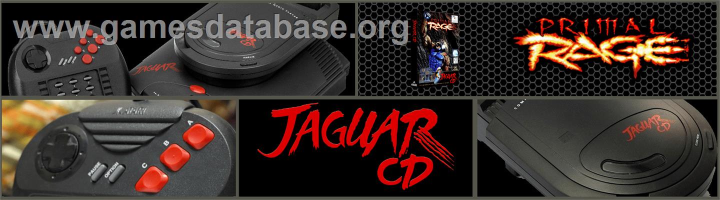 Primal Rage - Atari Jaguar CD - Artwork - Marquee