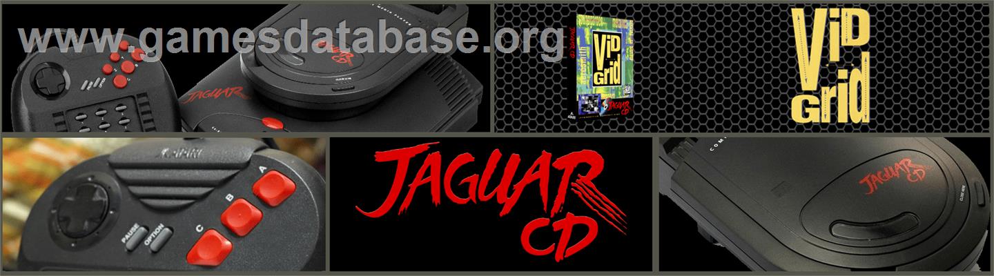 Vid Grid - Atari Jaguar CD - Artwork - Marquee