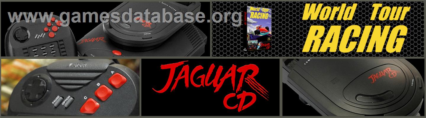 World Tour Racing - Atari Jaguar CD - Artwork - Marquee