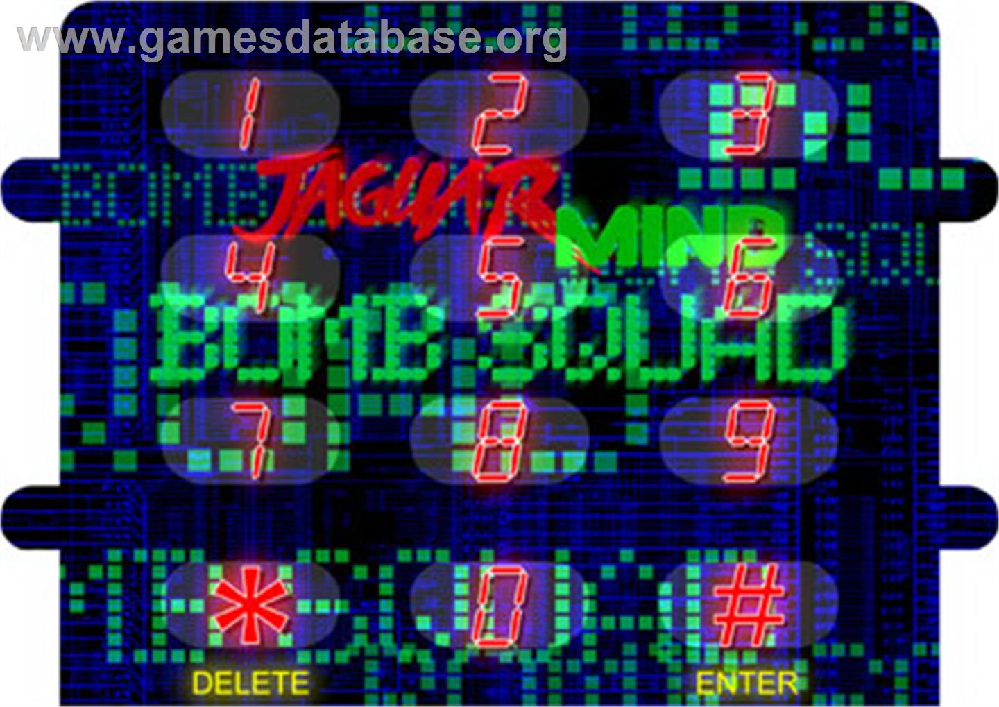 JagMIND Bomb Squad - Atari Jaguar CD - Artwork - Overlay