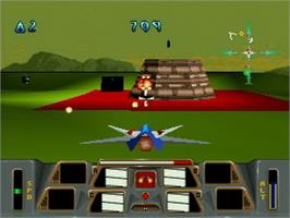 In game image of Battlemorph on the Atari Jaguar CD.