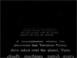 Title screen of Hover Strike - Unconquered Lands on the Atari Jaguar CD.