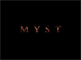Title screen of Myst on the Atari Jaguar CD.