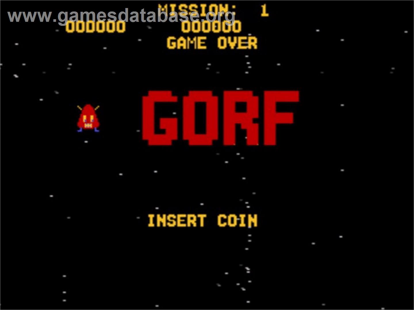 GORF Classic - Atari Jaguar CD - Artwork - Title Screen