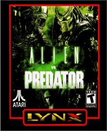 Box cover for Alien vs. Predator on the Atari Lynx.