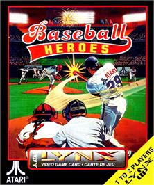 Box cover for Baseball Heroes on the Atari Lynx.
