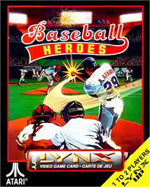 Box cover for Baseball Heroes on the Atari Lynx.