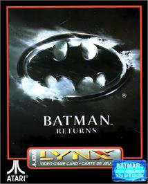 Box cover for Batman Returns on the Atari Lynx.