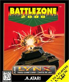 Box cover for Battlezone 2000 on the Atari Lynx.