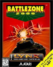 Box cover for Battlezone 2000 on the Atari Lynx.