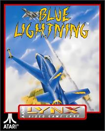Box cover for Blue Lightning on the Atari Lynx.