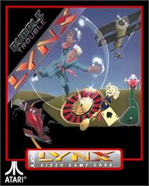 Box cover for Bubble Trouble on the Atari Lynx.