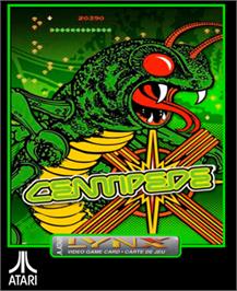Box cover for Centipede on the Atari Lynx.
