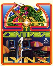 Box cover for Centipede on the Atari Lynx.