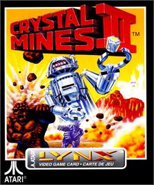Box cover for Crystal Mines II on the Atari Lynx.