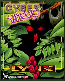 Box cover for Cyber Virus on the Atari Lynx.