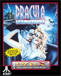 Box cover for Dracula The Undead on the Atari Lynx.