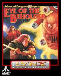 Box cover for Eye Of The Beholder on the Atari Lynx.
