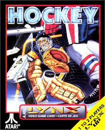 Box cover for Hockey on the Atari Lynx.