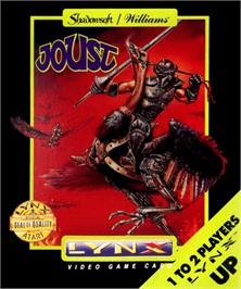 Box cover for Joust on the Atari Lynx.