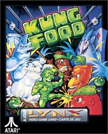 Box cover for Kung Food on the Atari Lynx.