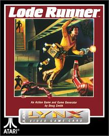 Box cover for Lode Runner on the Atari Lynx.
