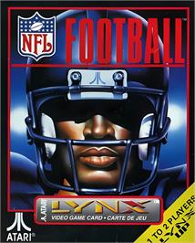 Box cover for Nfl Football on the Atari Lynx.