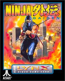 Box cover for Ninja Gaiden on the Atari Lynx.