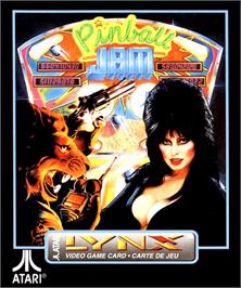 Box cover for Pinball Jam on the Atari Lynx.