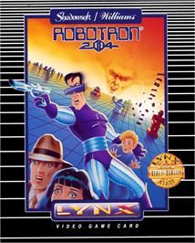Box cover for Robotron - 2084 on the Atari Lynx.