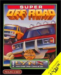 Box cover for Super Off Road on the Atari Lynx.