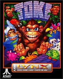 Box cover for Toki on the Atari Lynx.