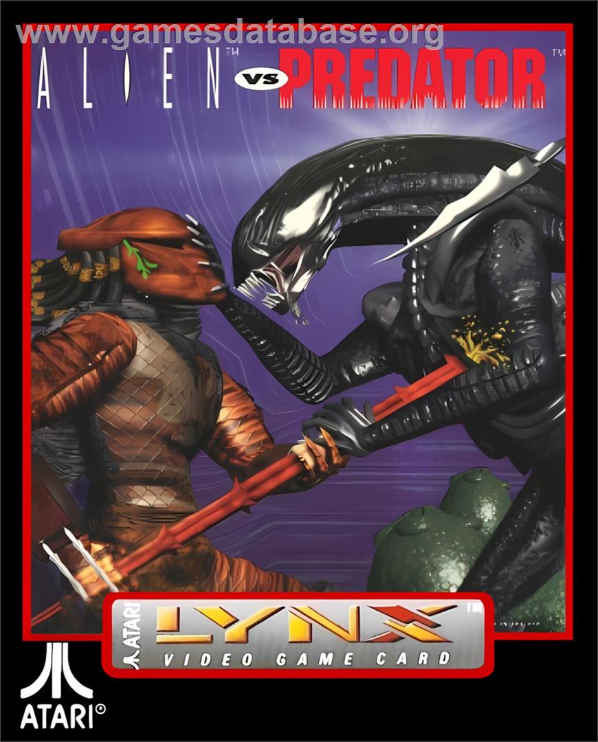 Alien vs Predator - Atari Lynx - Artwork - Box