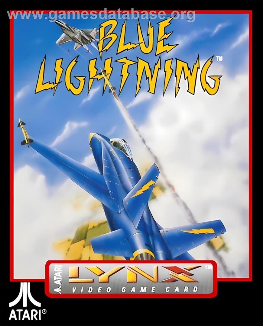 Blue Lightning - Atari Lynx - Artwork - Box