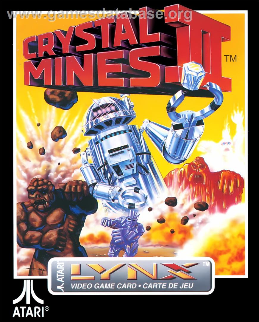 Crystal Mines II - Atari Lynx - Artwork - Box