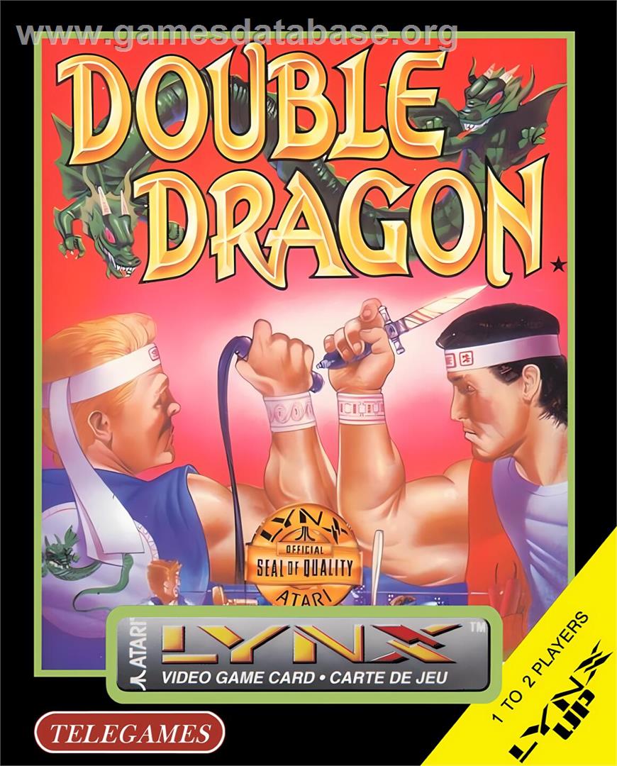 Double Dragon - Atari Lynx - Artwork - Box