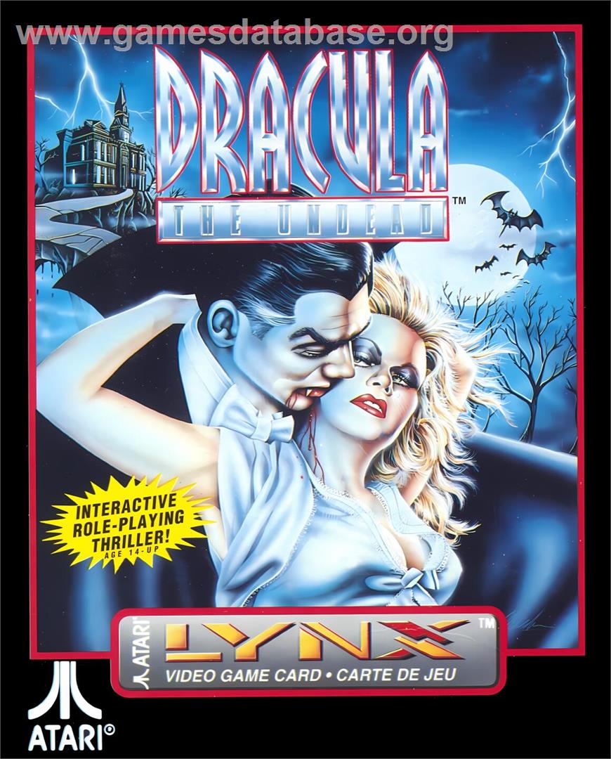 Dracula The Undead - Atari Lynx - Artwork - Box