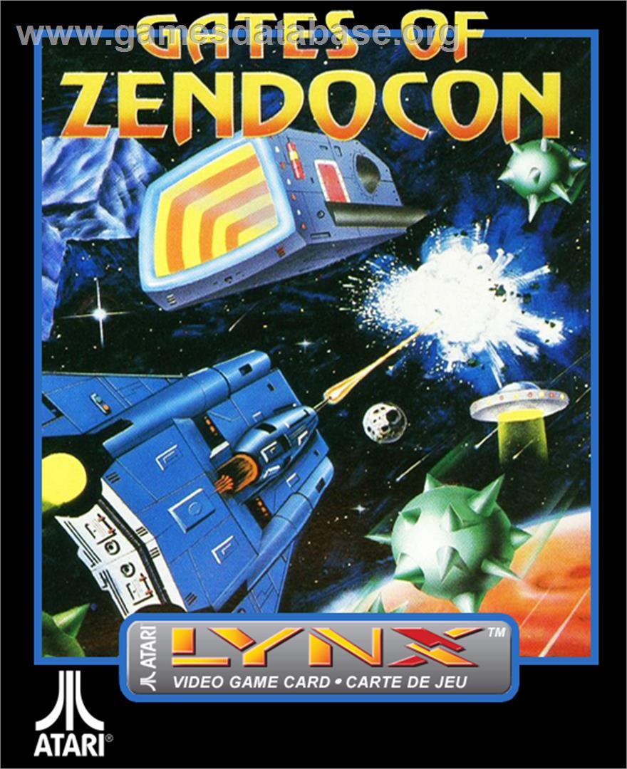 Gates of Zendocon - Atari Lynx - Artwork - Box