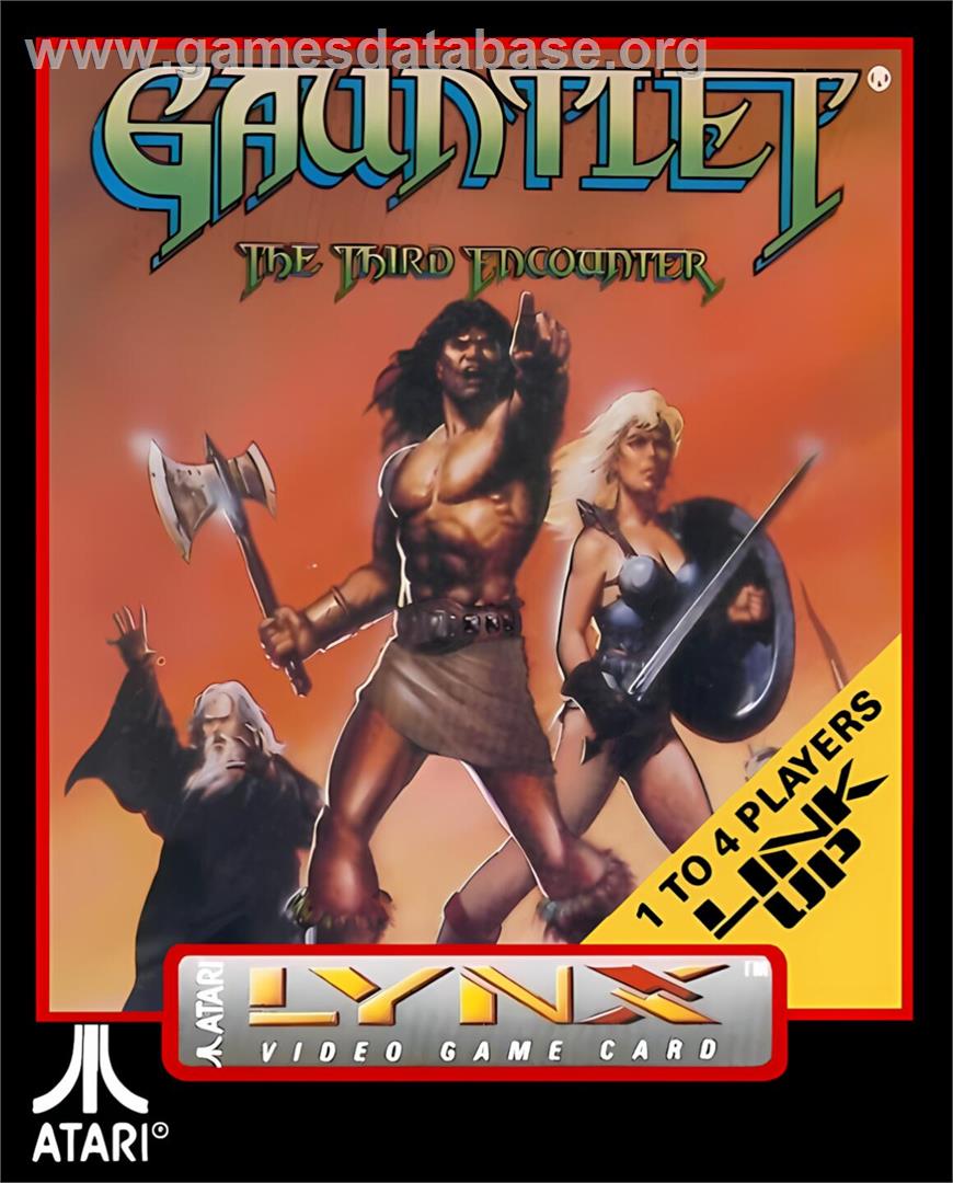 Gauntlet - The Third Encounter - Atari Lynx - Artwork - Box