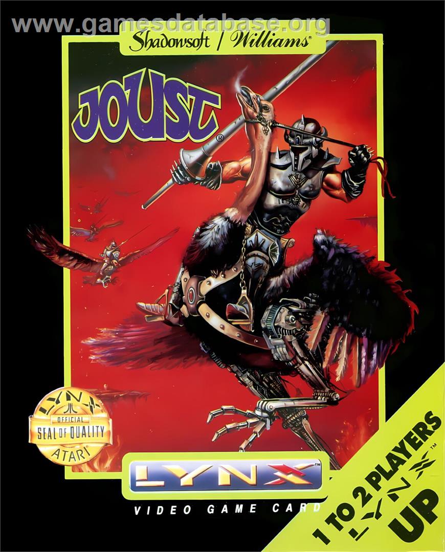 Joust - Atari Lynx - Artwork - Box