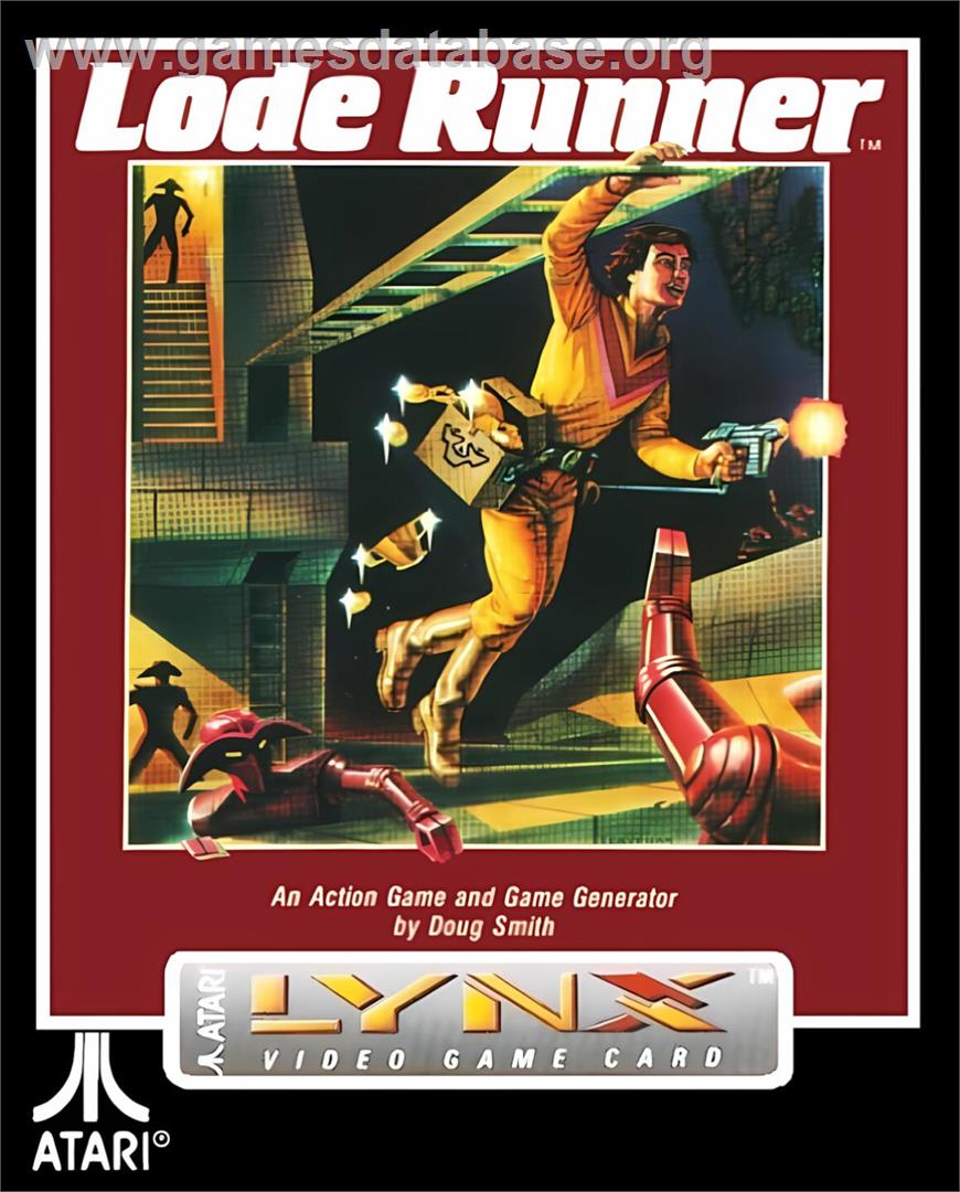 Lode Runner - Atari Lynx - Artwork - Box