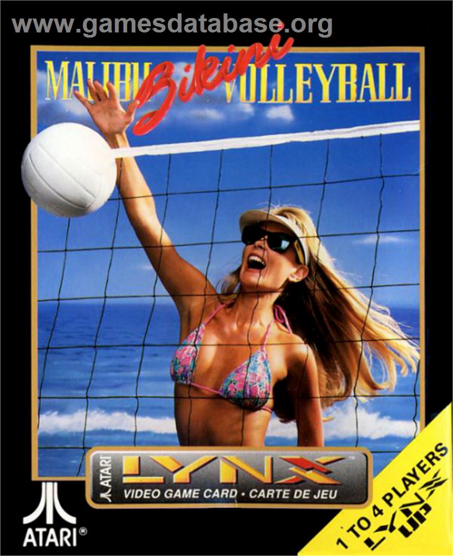 Malibu Bikini Volleyball - Atari Lynx - Artwork - Box