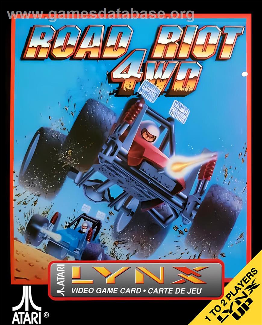 Road Riot 4wd - Atari Lynx - Artwork - Box