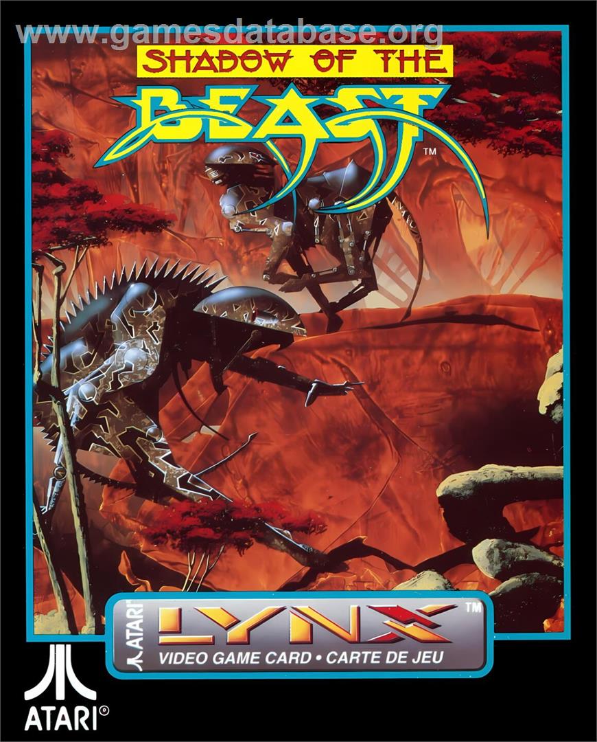 Shadow Of The Beast - Atari Lynx - Artwork - Box