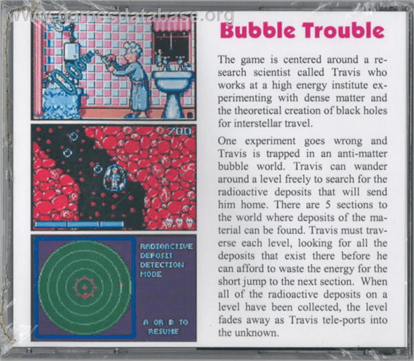 Bubble Trouble - Atari Lynx - Artwork - Box Back