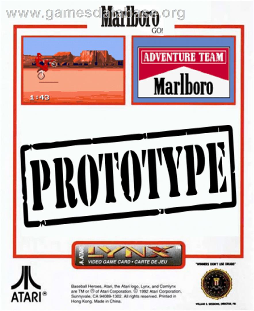 Marlboro Go! - Atari Lynx - Artwork - Box Back